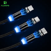 3-in-1 Magnetic Charging Cable USB for iPhone & Android