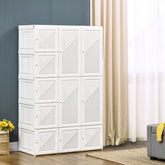 Portable Wardrobe Closet with Doors