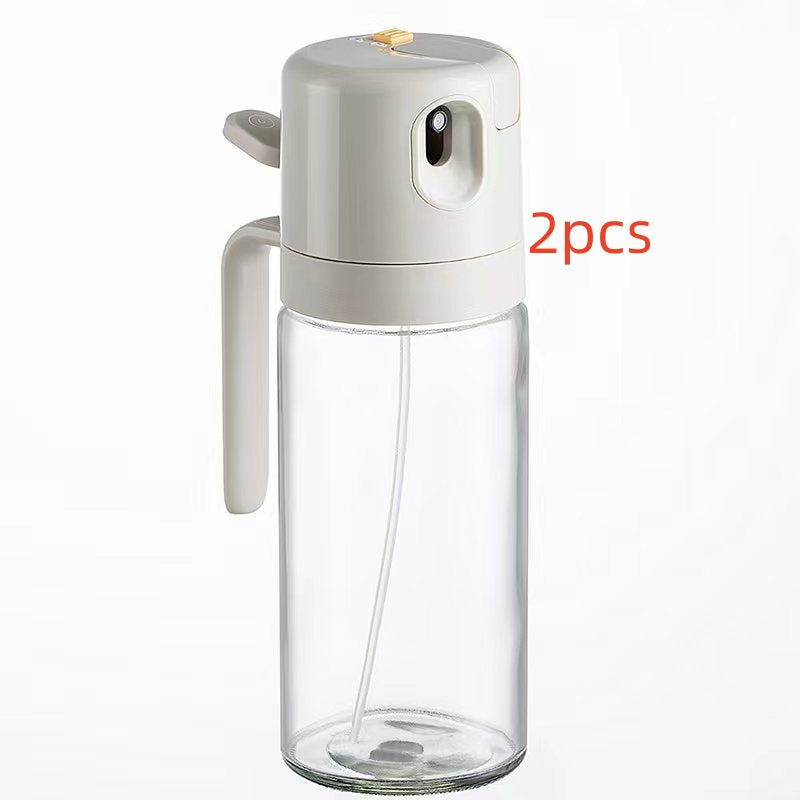 2 In 1 Oil Sprayer Bottle BBQ Cooking Oil Dispenser Olive Oil