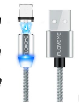 3-in-1 Magnetic Charging Cable USB for iPhone & Android
