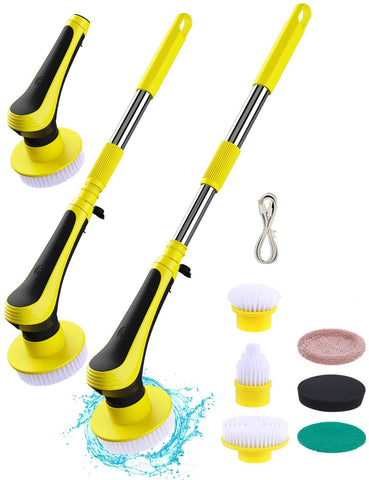 Multi-purpose Retractable Wireless Electric Cleaning Brush