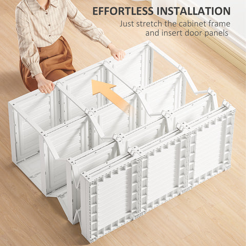 Portable Wardrobe Closet with Doors