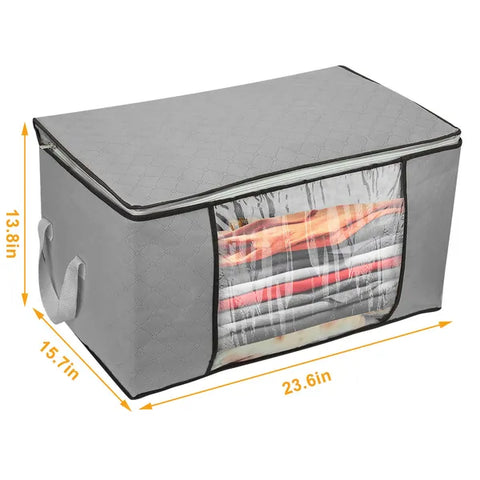 2Pcs 90L Clothes Storage Bags