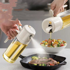2 In 1 Oil Sprayer Bottle BBQ Cooking Oil Dispenser Olive Oil