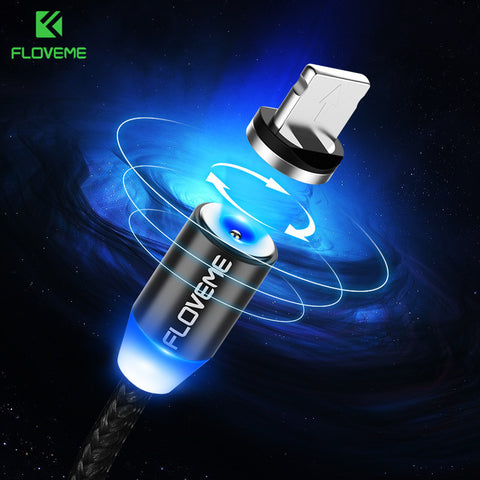 3-in-1 Magnetic Charging Cable USB for iPhone & Android