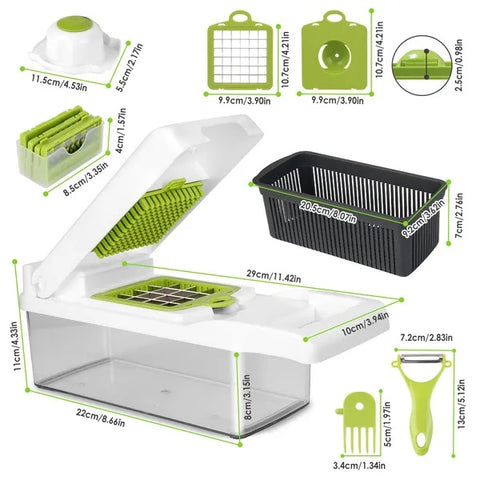 Vegetable Chopper 12-in-1