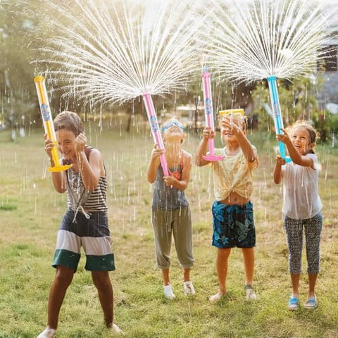 6 Pack Fireworks Water Blaster Squirt Guns for Kids & Adults