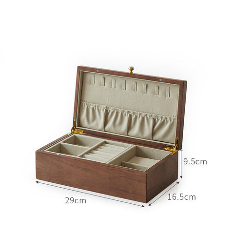 Black Walnut Jewelry Organizer  Multi-layer