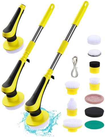 Multi-purpose Retractable Wireless Electric Cleaning Brush