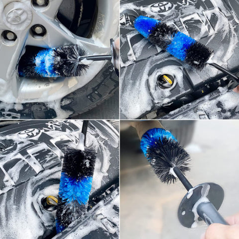 Wheel Hub Cleaning Brush Tire Cleaning  Car Wash Brush
